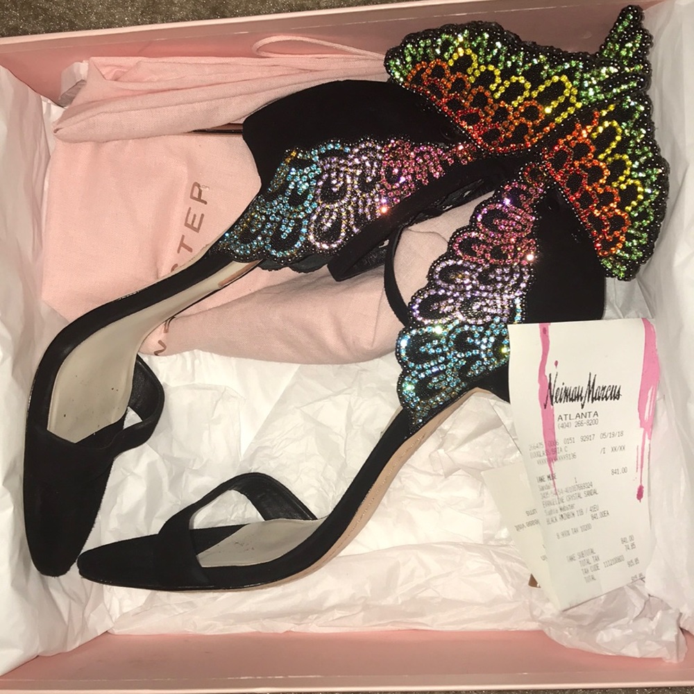 sophia webster evangeline crystal sandal